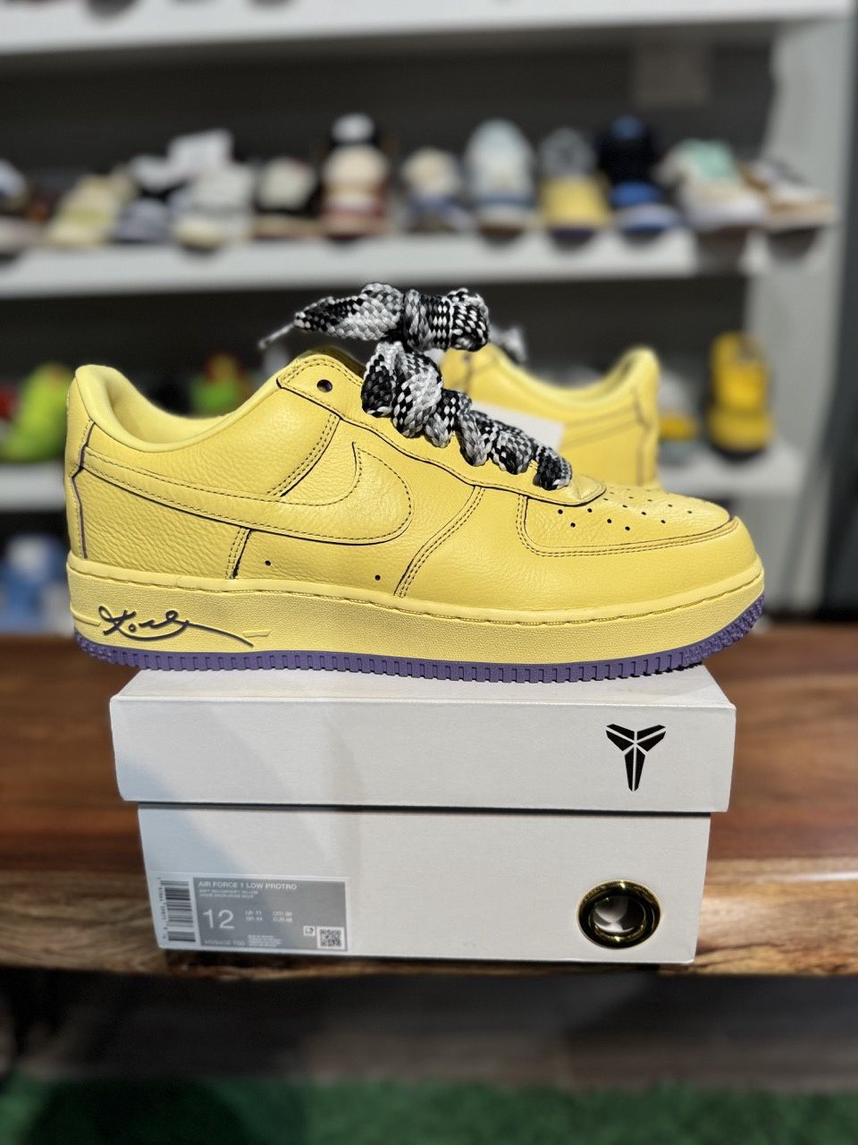 Nike Air Force 1 Low Protro Kobe Bryant Mamba Mentality • Pre-Owned, Product Condition: Pre-Owned, Shoe Size: US M 12