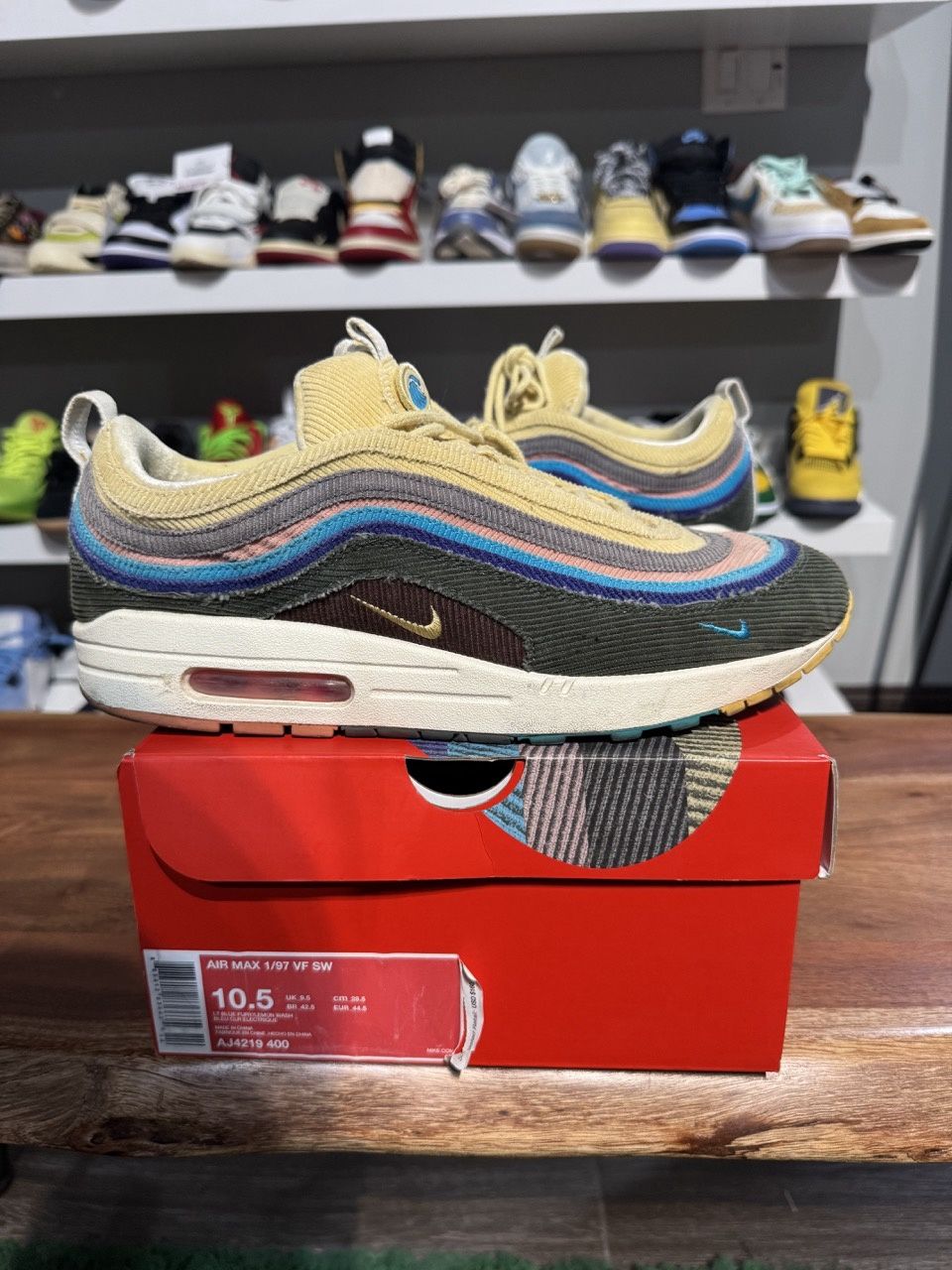 Nike Air Max 1/97 Sean Wotherspoon (Extra Lace Set Only) - Pre-Owned, Product Condition: Pre-Owned, Shoe Size: US M 10.5
