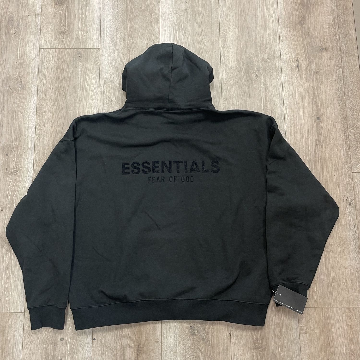 Fear of God Essentials Pullover Hoodie &#39;Stretch Limo&#39; FW22 - Pre-Owned, Clothing Size: XL, Product Condition: Pre-Owned