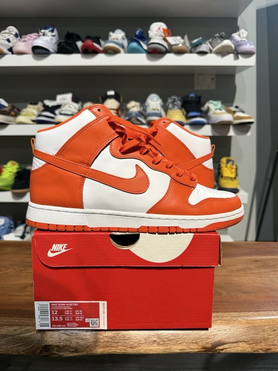 Nike Dunk High Syracuse (2021) • Pre-Owned, Product Condition: Pre-Owned, Shoe Size: US M 12