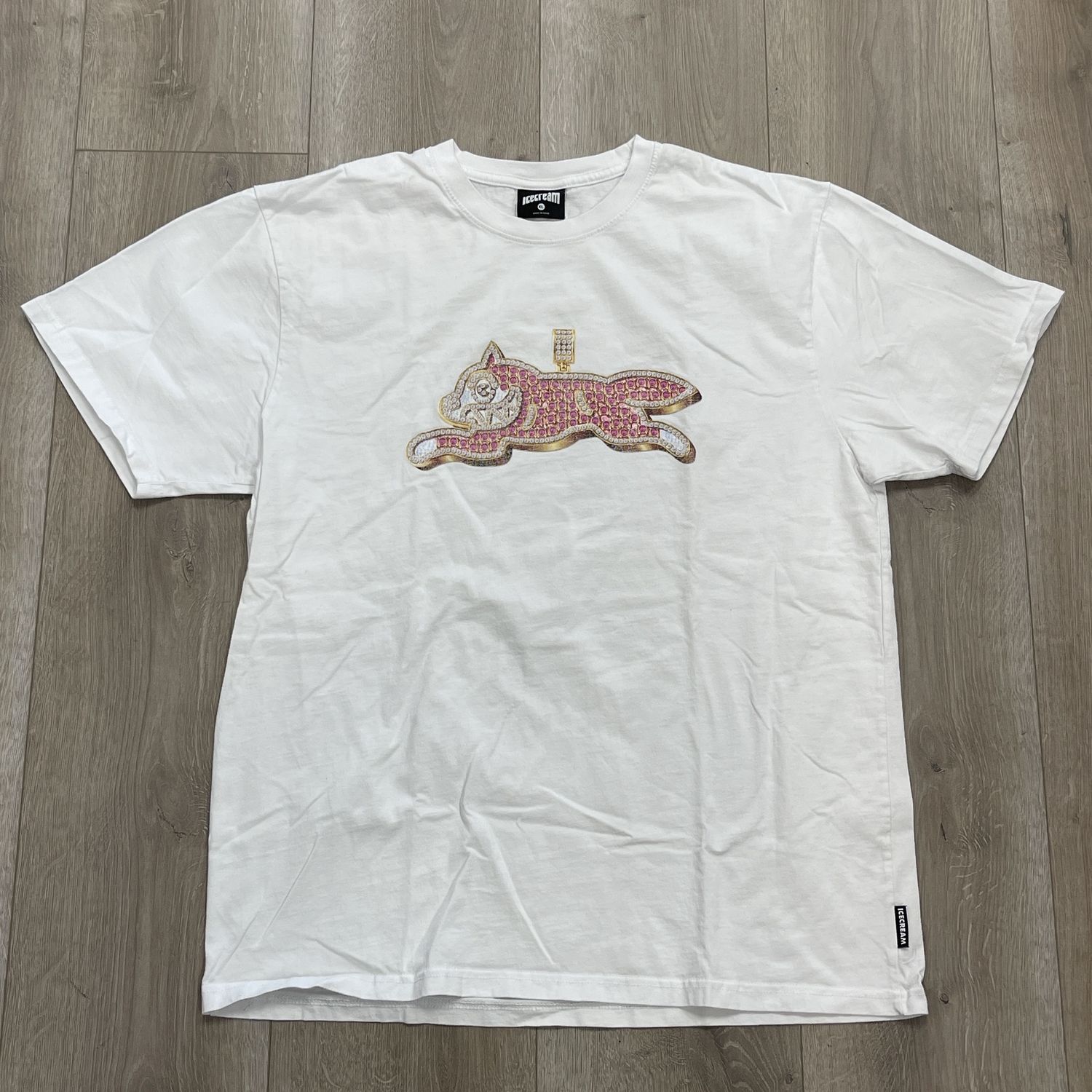 Icecream Ruby T-Shirt &#39;White&#39; - Pre-Owned, Clothing Size: XL, Product Condition: Pre-Owned