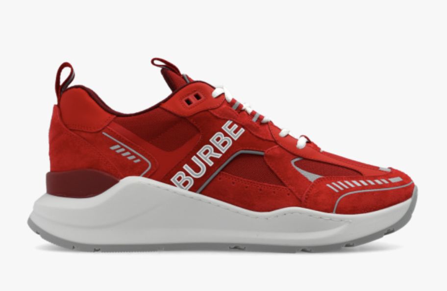 Burberry Sean Low Sneakers Chili Red • Brand New
