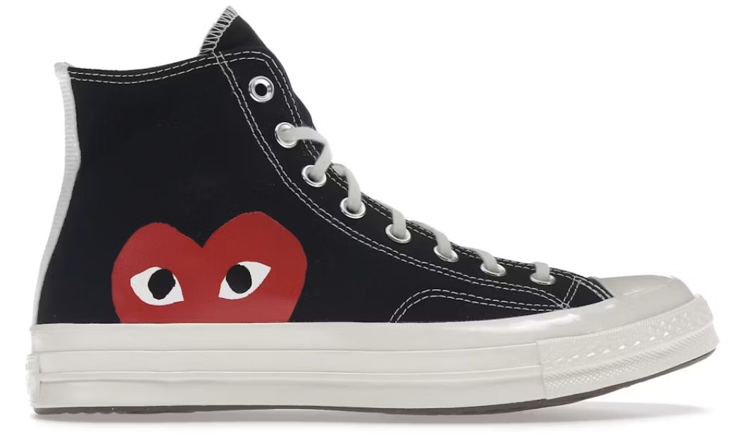 Converse Chuck Taylor All Star 70 Hi Comme des Garcons PLAY Black - Brand New, Product Condition: Brand New, Shoe Size: US M 8