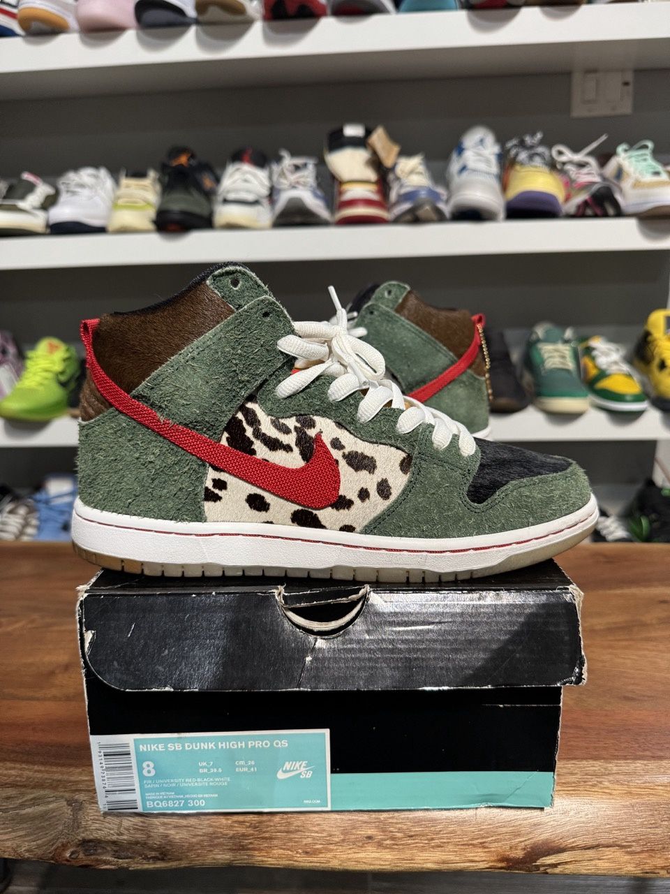 Nike SB Dunk High Dog Walker - Pre-Owned, Product Condition: Pre-Owned, Shoe Size: US M 8