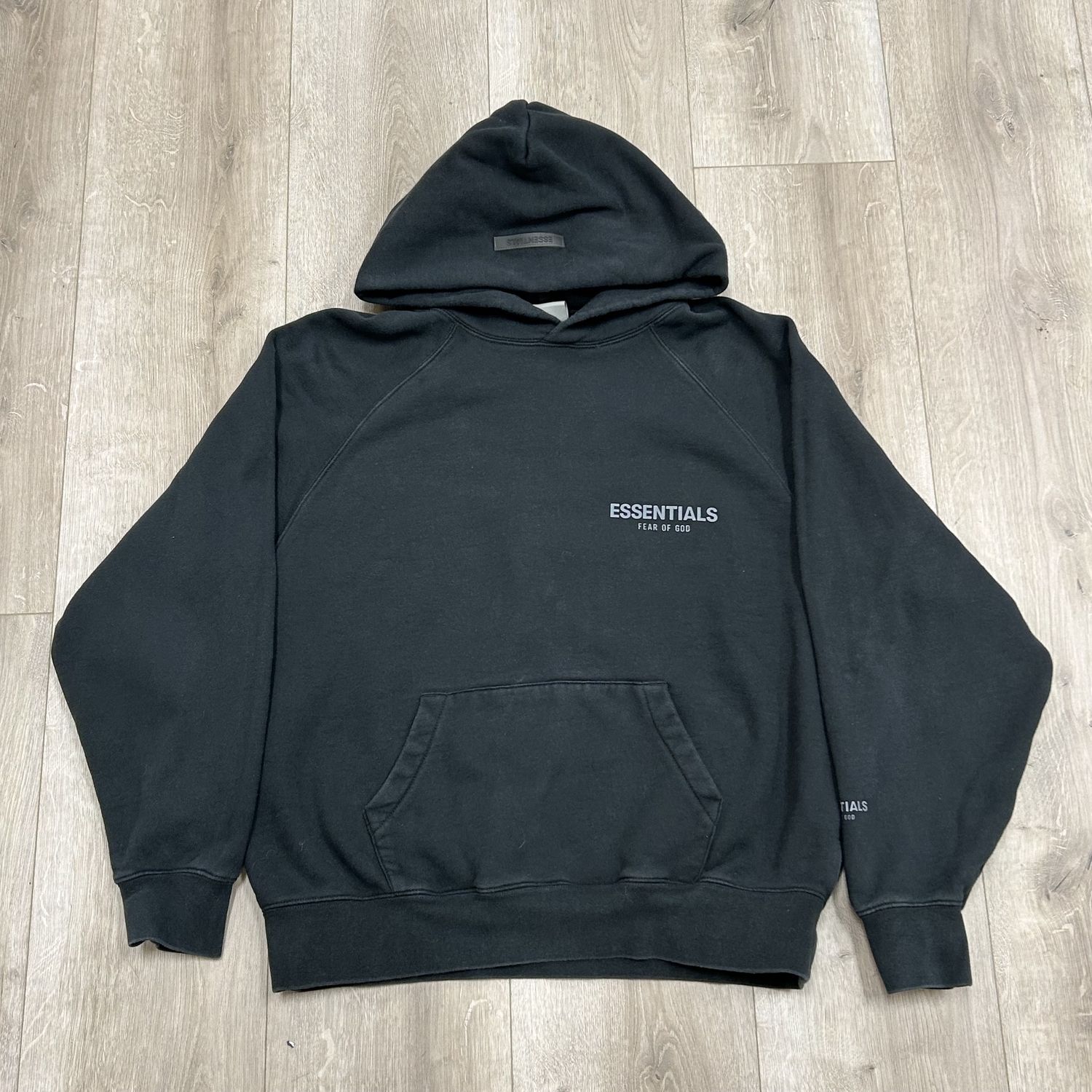 Fear of God Essentials Pullover Hoodie Stretch Limo - Pre-Owned, Clothing Size: S, Product Condition: Pre-Owned