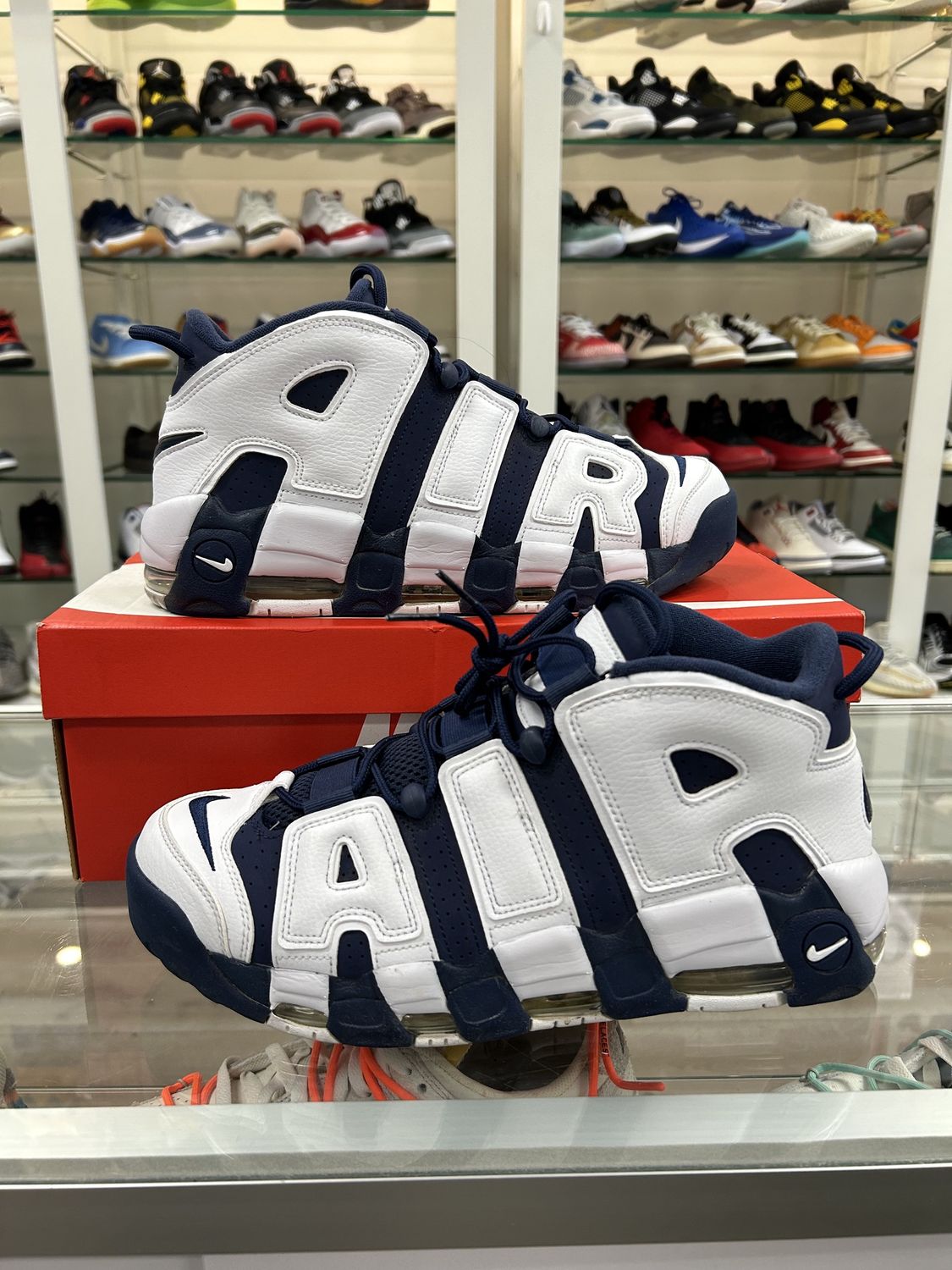 Nike Air More Uptempo 96 Olympic (2024) - Pre-Owned, Product Condition: Pre-Owned, Shoe Size: US M 12