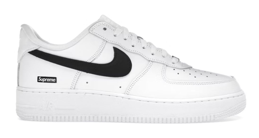 Nike Air Force 1 Low Supreme White Black - Brand New, Product Condition: Brand New, Shoe Size: US M 9