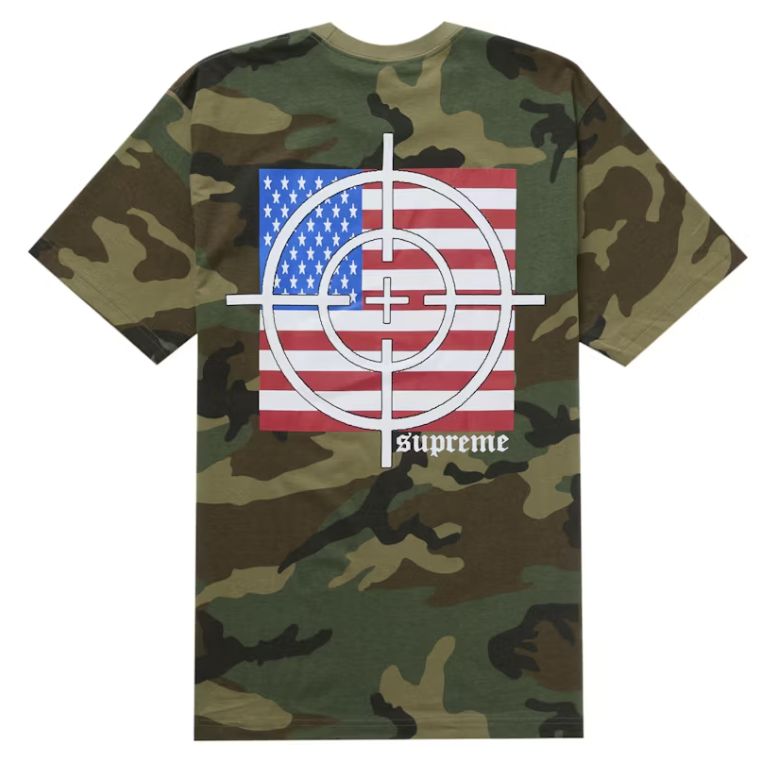 Supreme Target Tee Woodland Camo - Brand New, Clothing Size: M, Product Condition: Brand New