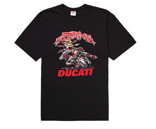 Supreme Ducati Bike Tee Black - New