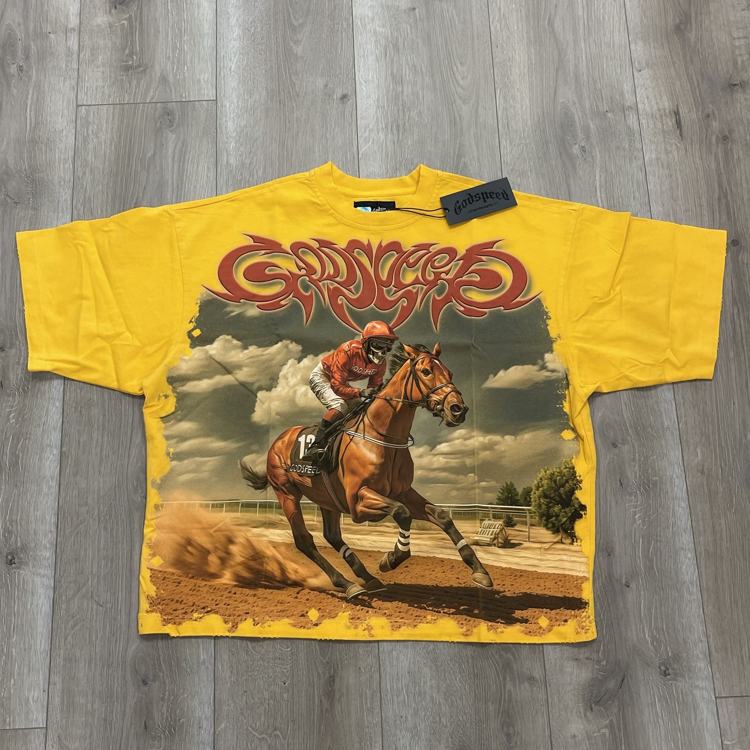 Godspeed Thoroughbred T-shirt Yellow - New