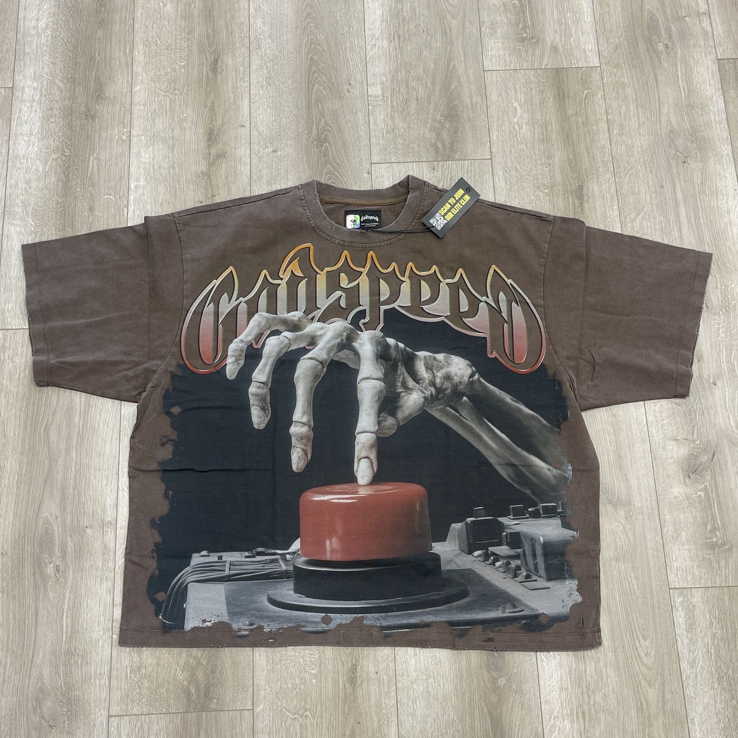 Godspeed &quot;Detonator&quot; Tee Mocha Brown - New