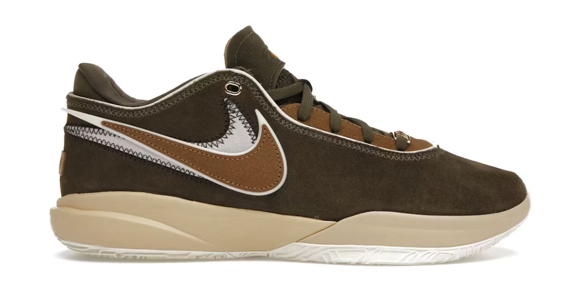 Nike LeBron 20 Olive Green - Brand New
