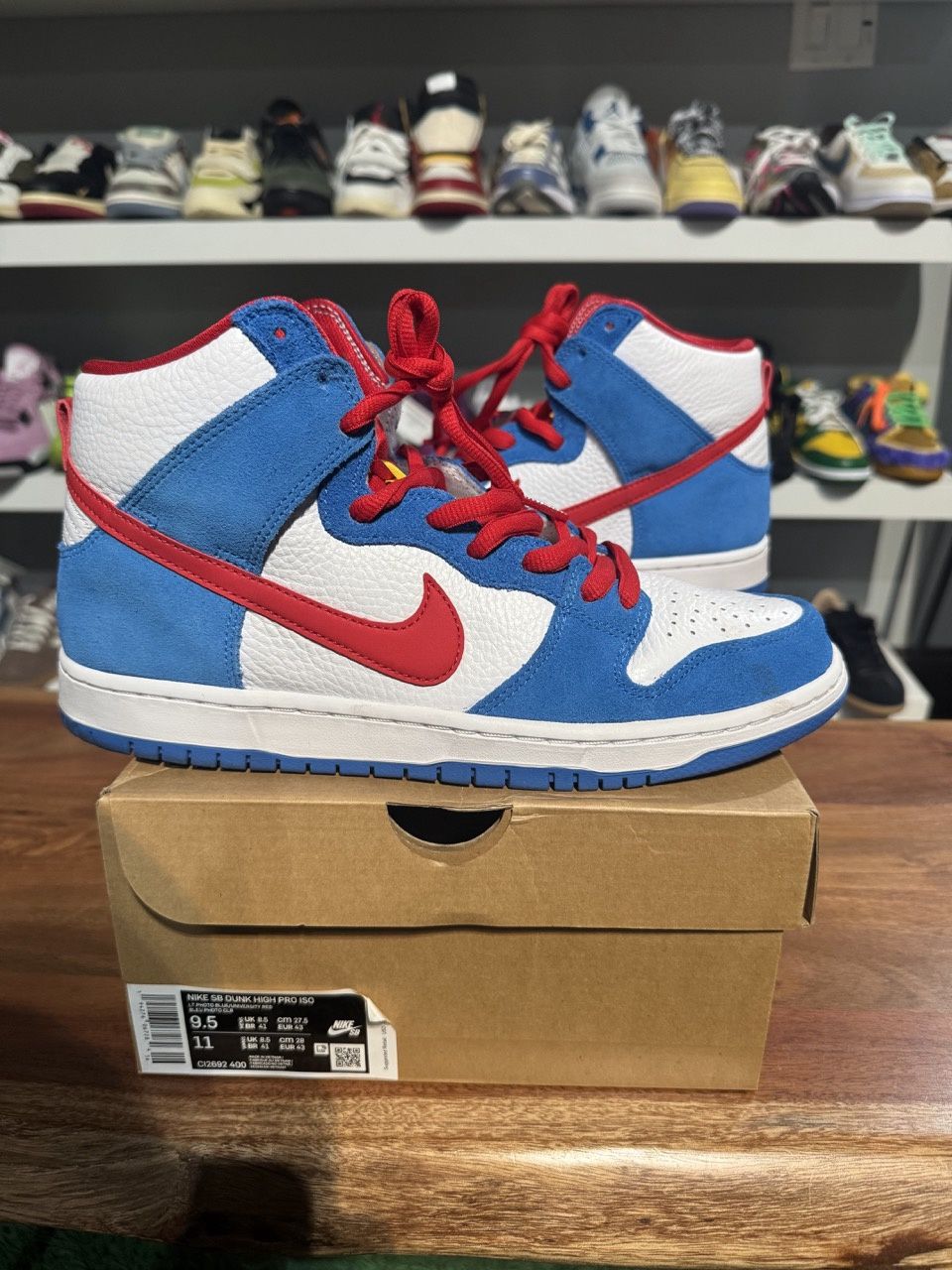 Nike SB Dunk High Doraemon • Pre-Owned, Product Condition: Pre-Owned, Shoe Size: US M 9.5