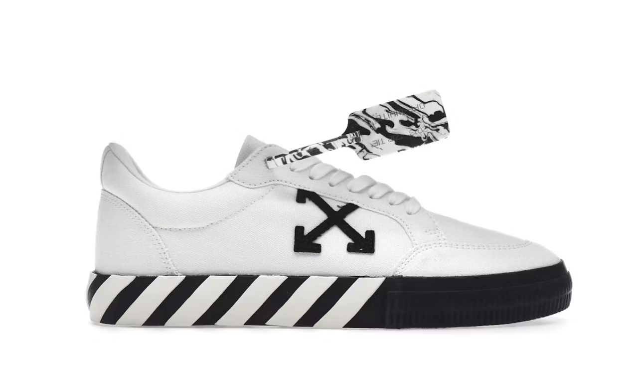 OFF-WHITE Vulc Low Canvas White Black SS22 (Women&#39;s) • New, Product Condition: Brand New, Shoe Size: US W 10
