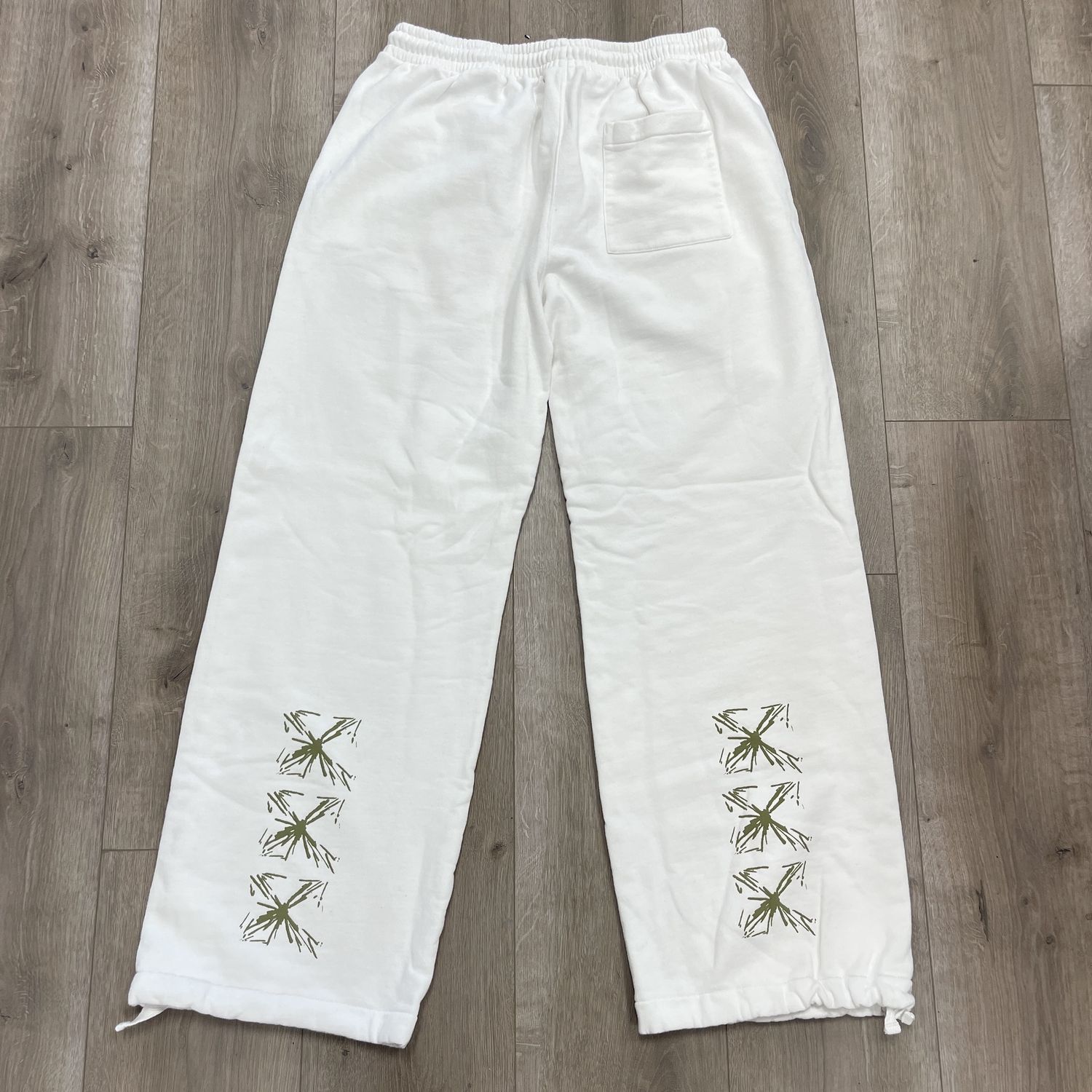 Off-White Sweatpants Arrow Green/White, Clothing Size: M, Product Condition: Pre-Owned