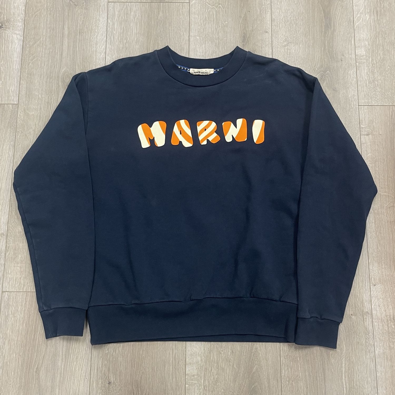 Marni Crewneck Phython Logo - Pre-Owned, Clothing Size: M, Product Condition: Pre-Owned