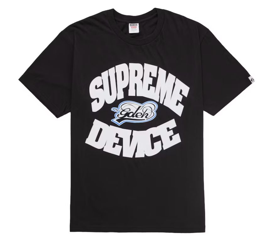 Supreme GOODENOUGH Device Tee Black - Brand New, Clothing Size: S, Product Condition: Brand New