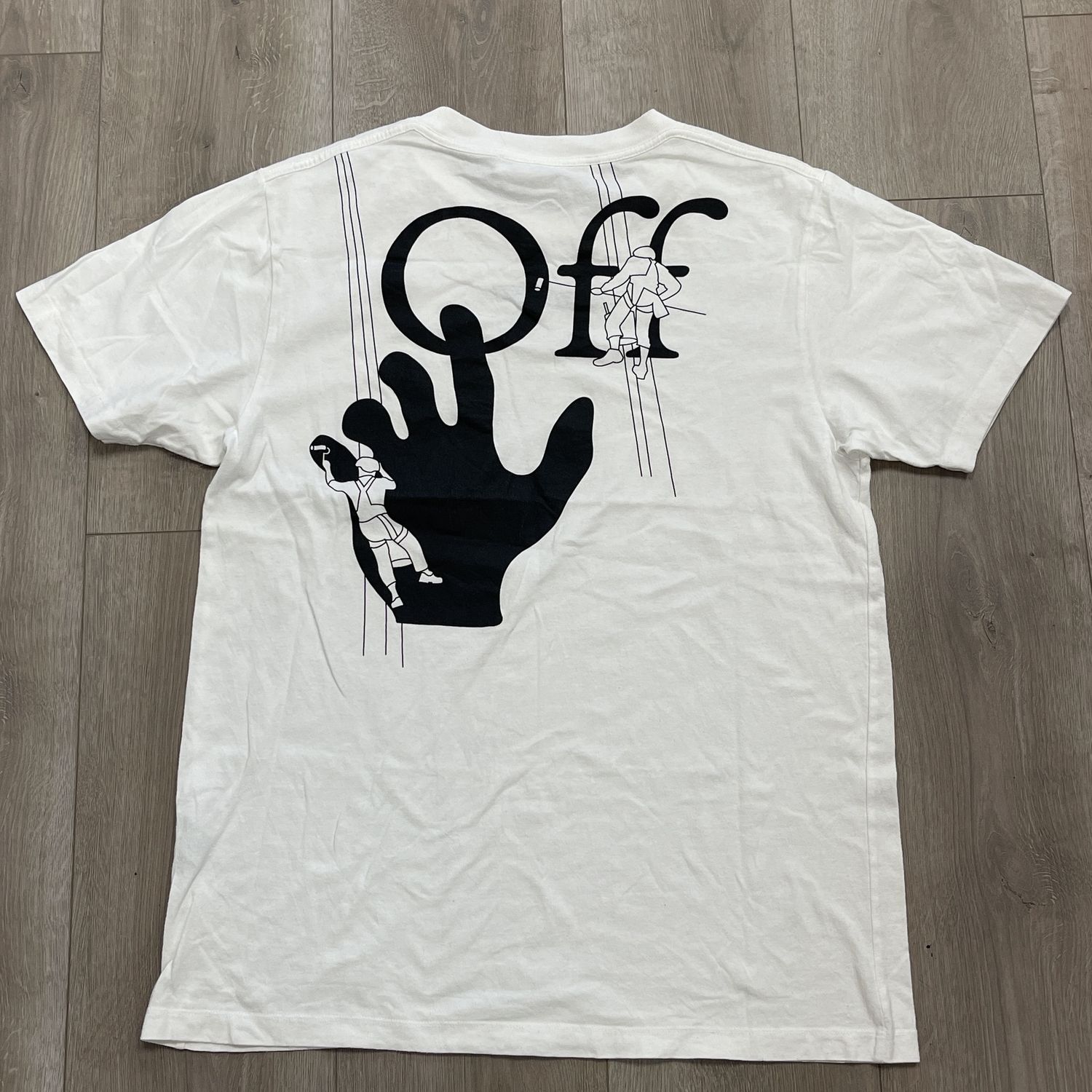 Off-White Painters Hand Tee - Pre-Owned, Clothing Size: L, Product Condition: Pre-Owned