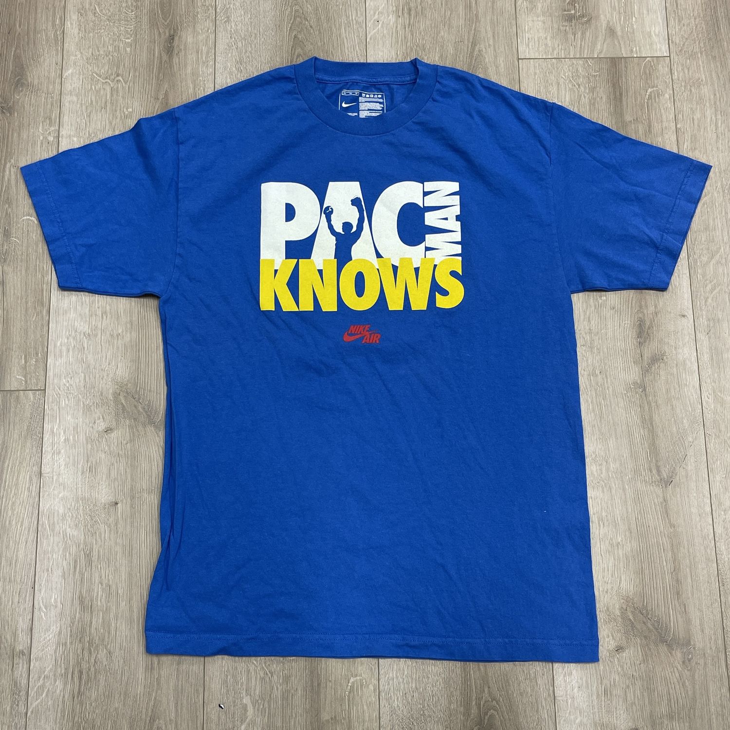 Vintage Nike Air Pacman Knows t-shirt Manny Pacquiao Boxing - Pre-Owned