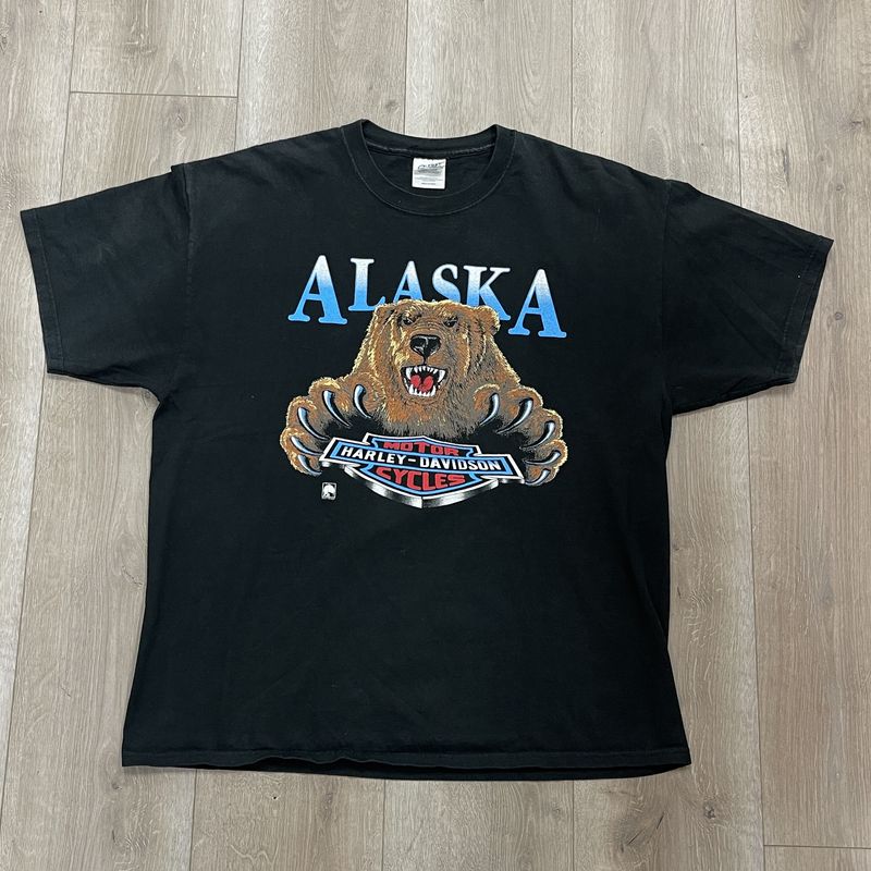 Vintage Harley Davidson Alaska Tee - Pre-Owned