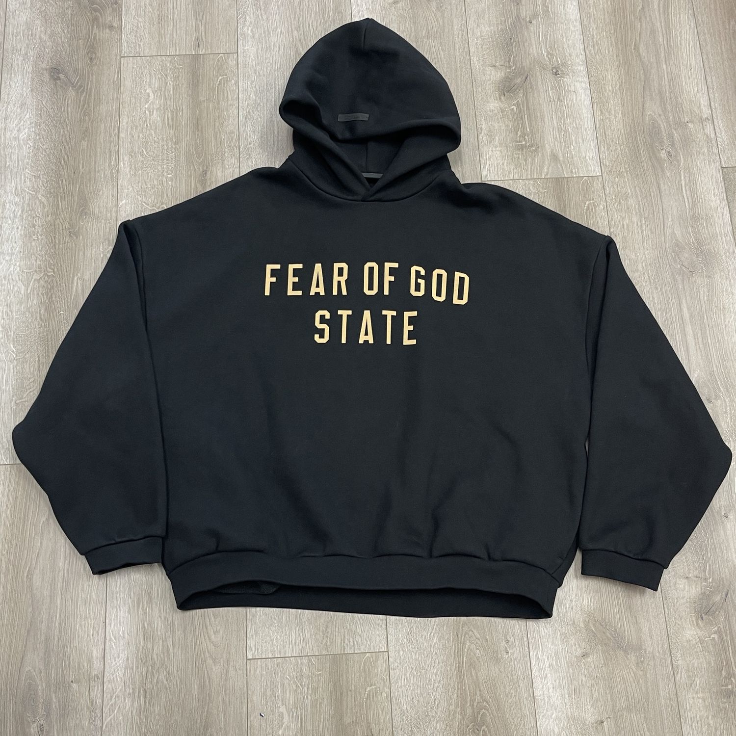 Fear of God Essentials Hoodie Black / Gold - Pre-Owned, Clothing Size: XL, Product Condition: Pre-Owned