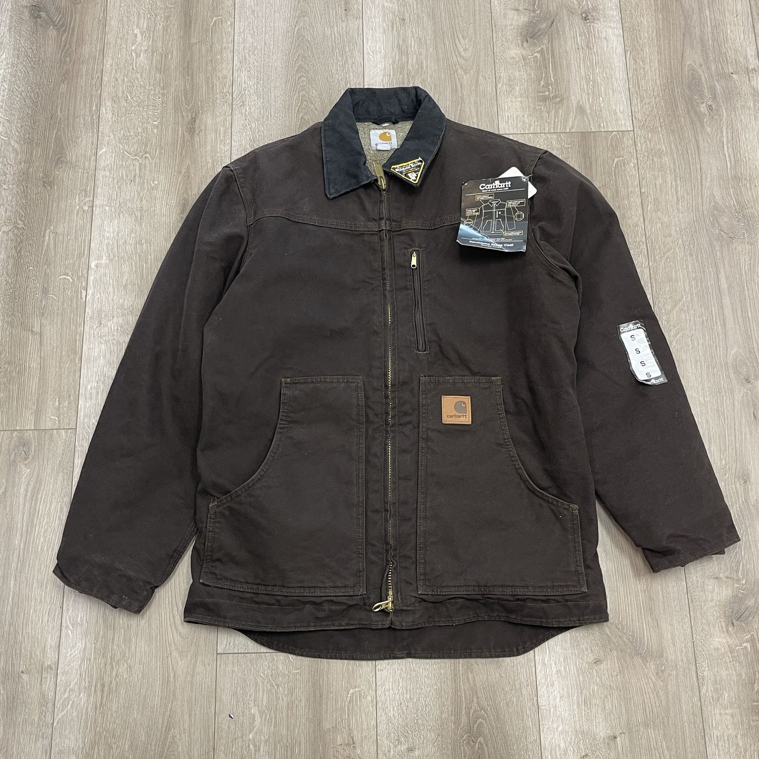 Carhartt Brown Work Jacket - New, Clothing Size: S, Product Condition: Brand New