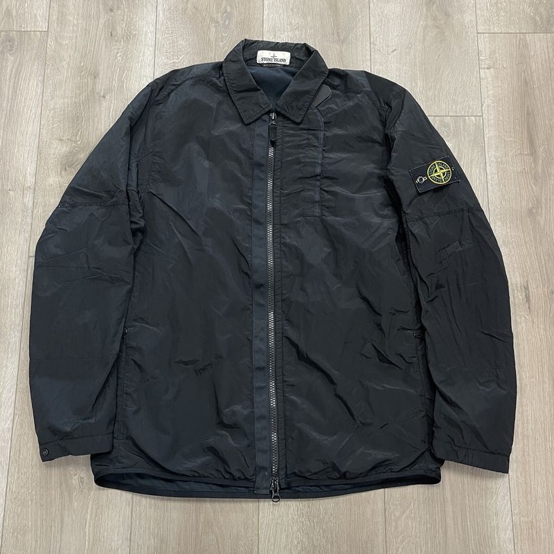Stone Island Nylon Metal Overshirt Black - Pre-Owned