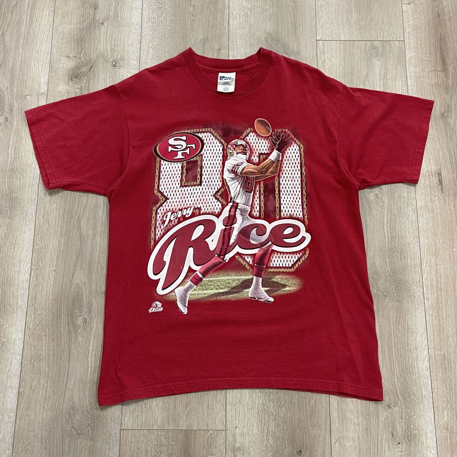 Vintage Jerry Rice 49ers Tee - Pre-Owned, Clothing Size: L, Product Condition: Pre-Owned