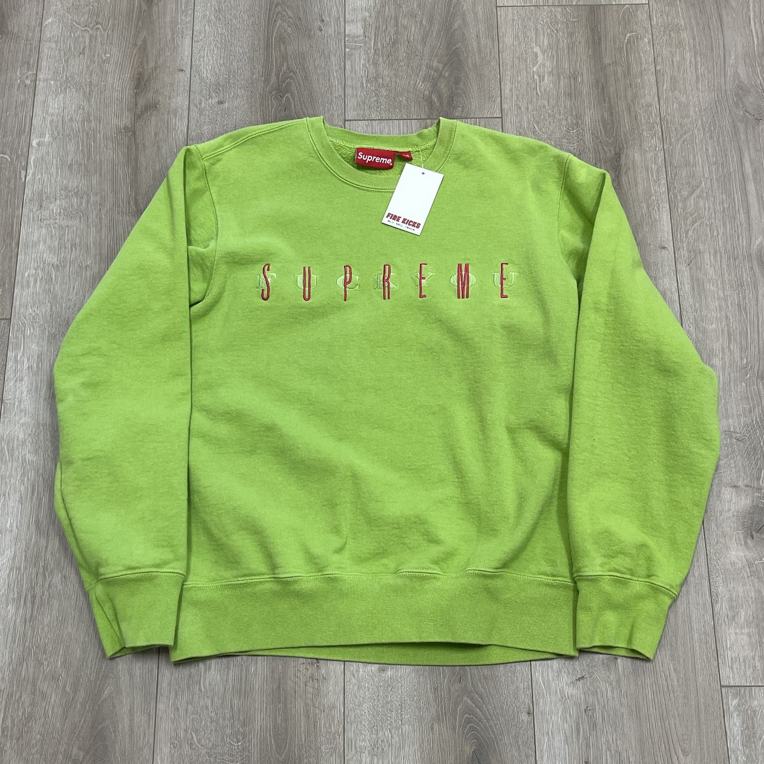 Supreme F You Tee in Green - Pre-Owned, Clothing Size: M, Product Condition: Pre-Owned