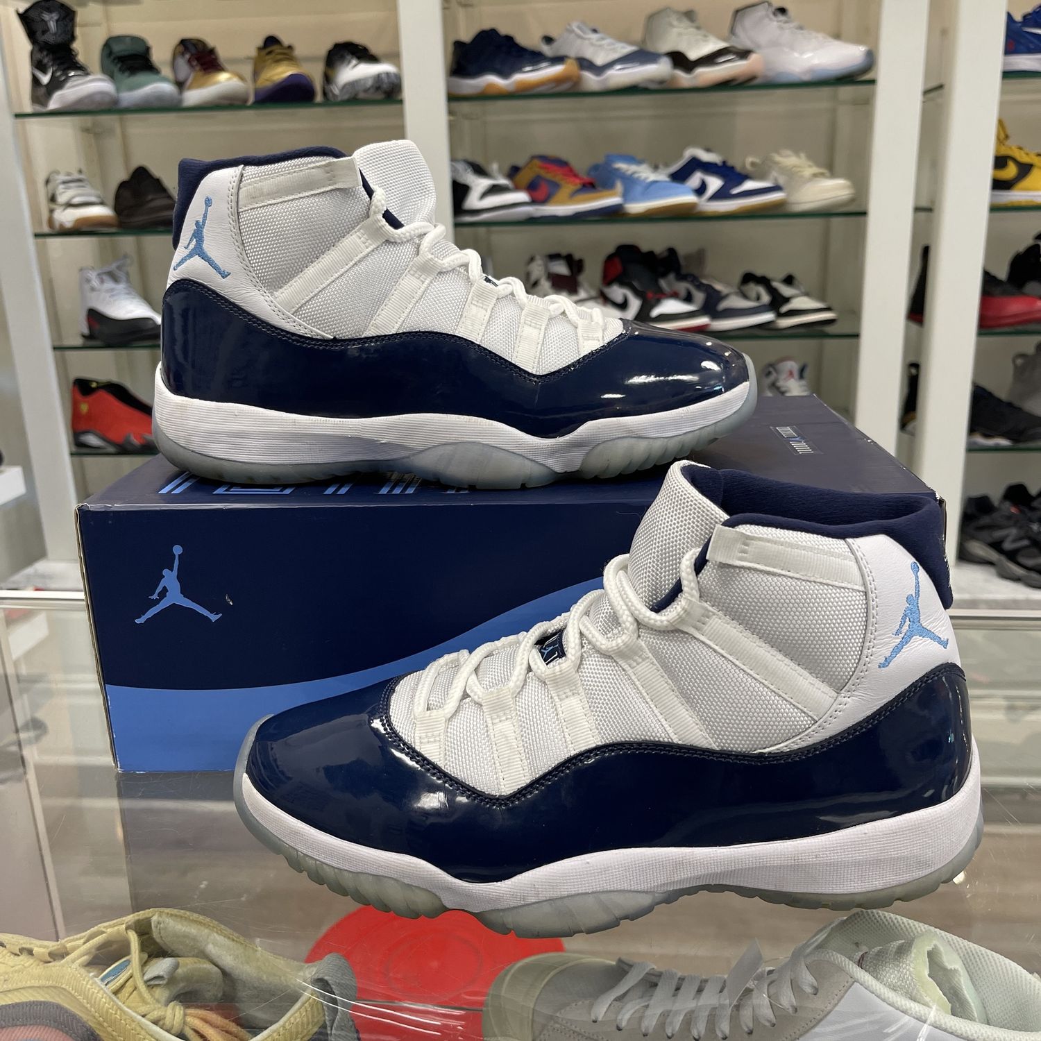 Jordan 11 Retro UNC Win Like 82 • Pre-Owned, Product Condition: Pre-Owned, Shoe Size: US M 10