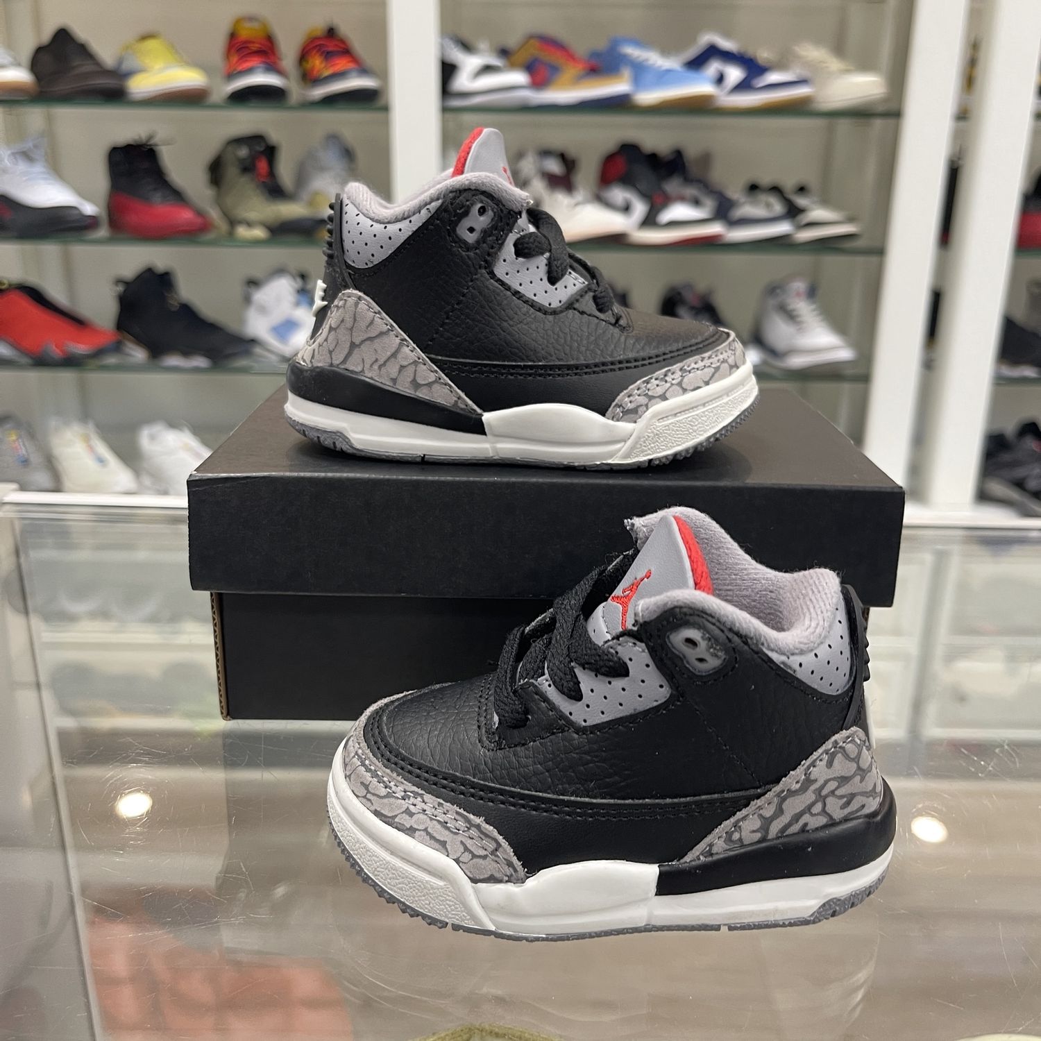 Jordan 3 Retro Black Cement (2024) (TD) - Pre-Owned, Product Condition: Pre-Owned, Shoe Size: US 3C