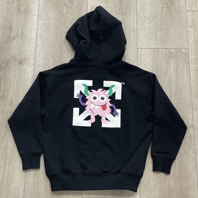 Off-White Baby Arrows Zip Up Black - Pre-Owned