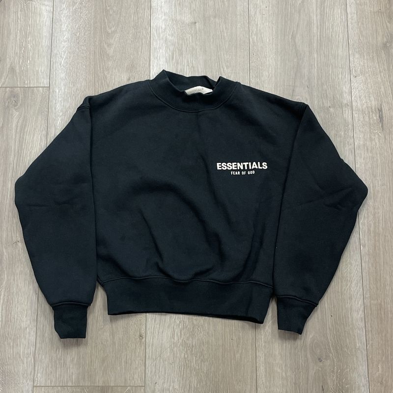 Fear of God Essentials Crewneck Kids Black Cream - Pre-Owned