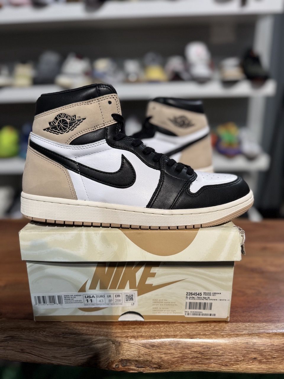 Jordan 1 Retro High OG Latte (W) - Pre-Owned, Product Condition: Pre-Owned, Shoe Size: US W 11