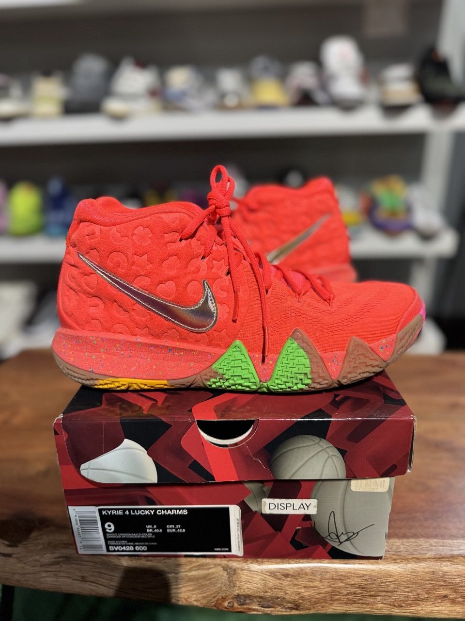 Nike Kyrie 4 Lucky Charms - Pre-Owned, Product Condition: Pre-Owned, Shoe Size: US M 9