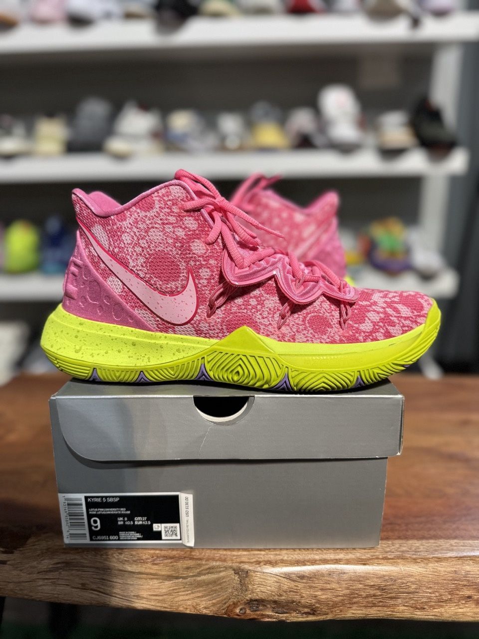 Nike Kyrie 5 Spongebob Patrick - Pre - Owned, Product Condition: Pre-Owned, Shoe Size: US M 9