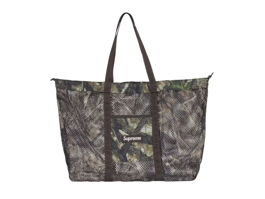 Supreme Mesh Tote Bag TrueTimber Kanati Camo • Pre-Owned, Product Condition: Pre-Owned