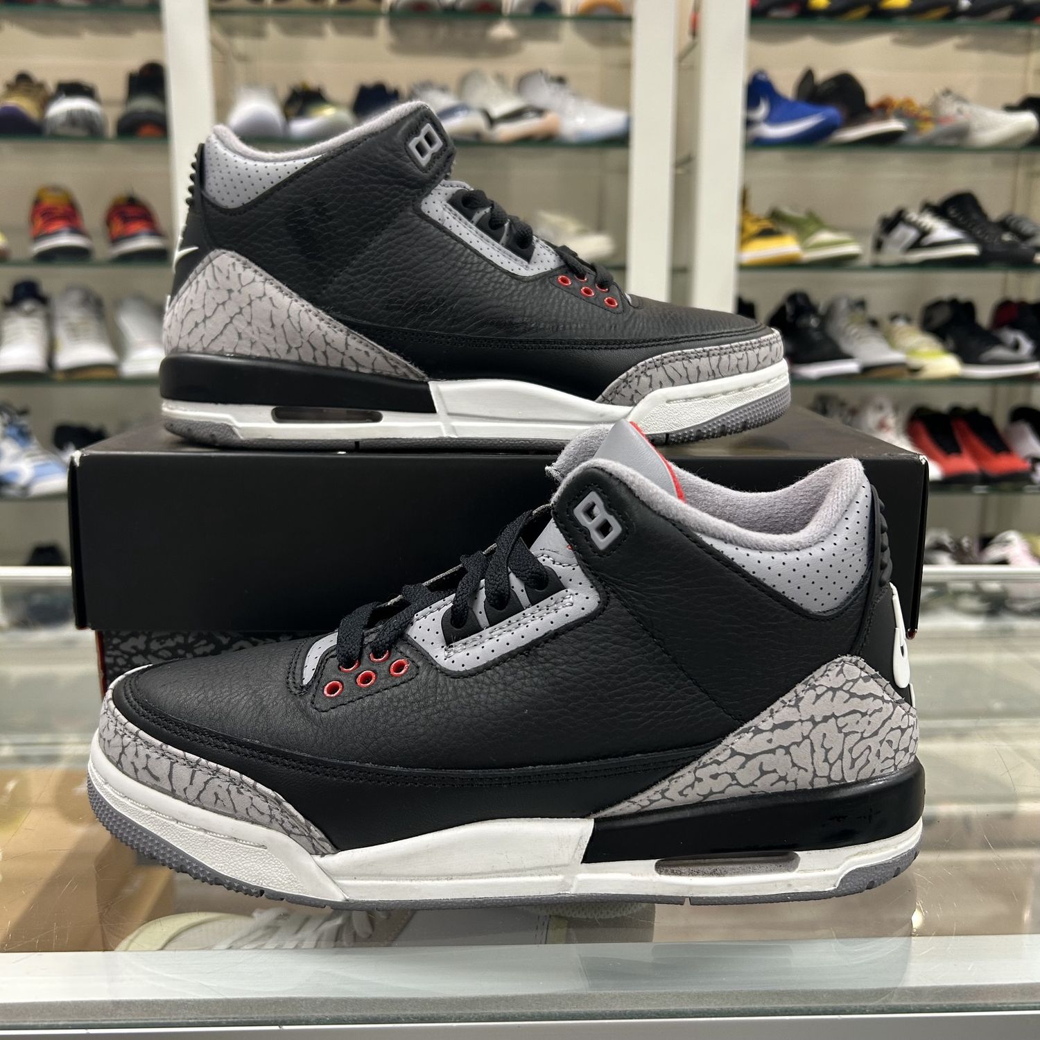 Jordan 3 Retro Black Cement (2024) (GS) - Pre-Owned, Product Condition: Pre-Owned, Shoe Size: US 7Y
