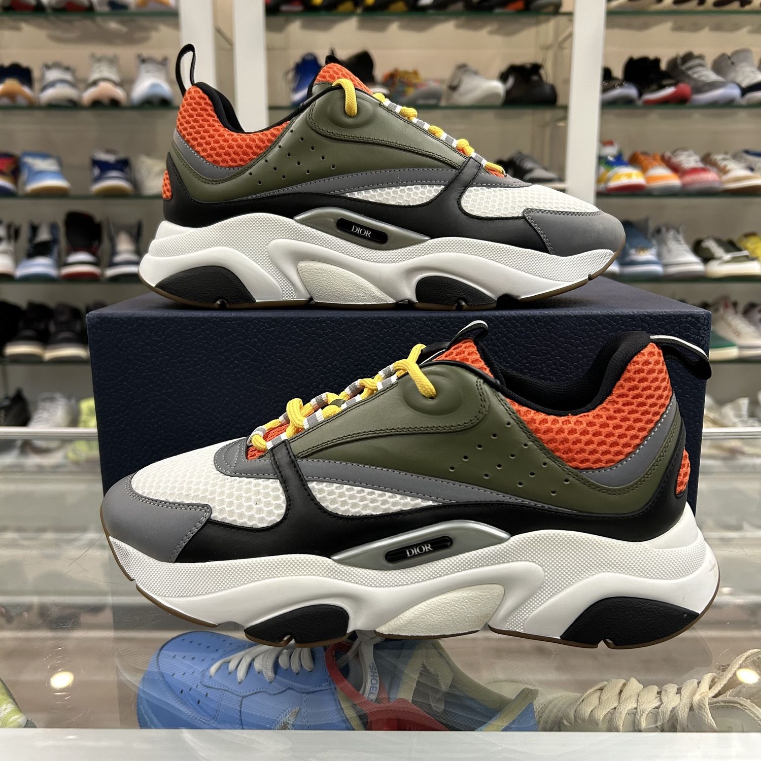 Dior B22 Khaki - Pre-Owned, Product Condition: Pre-Owned, Shoe Size: US M 9