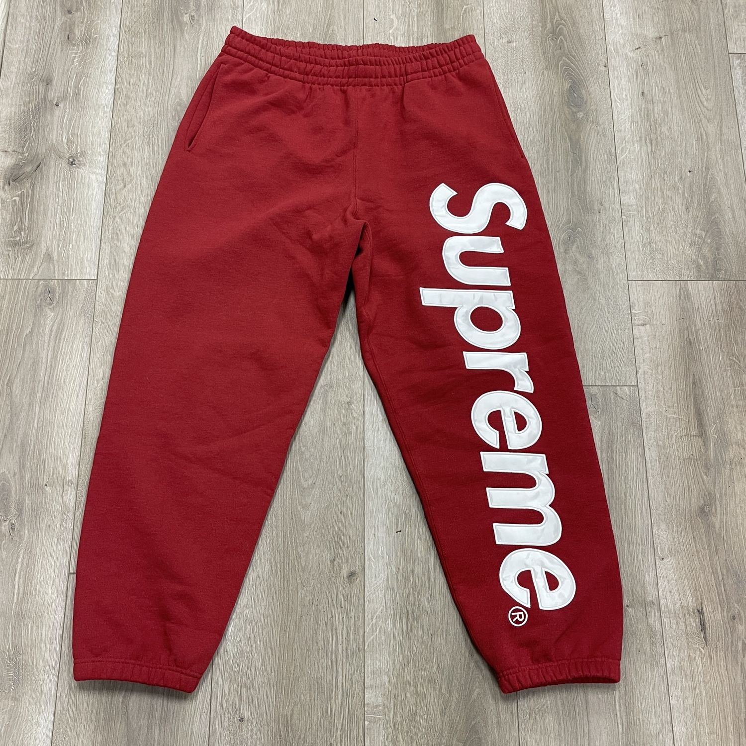 Supreme Satin Appliqué Sweatpant (FW25) - Pre-Owned