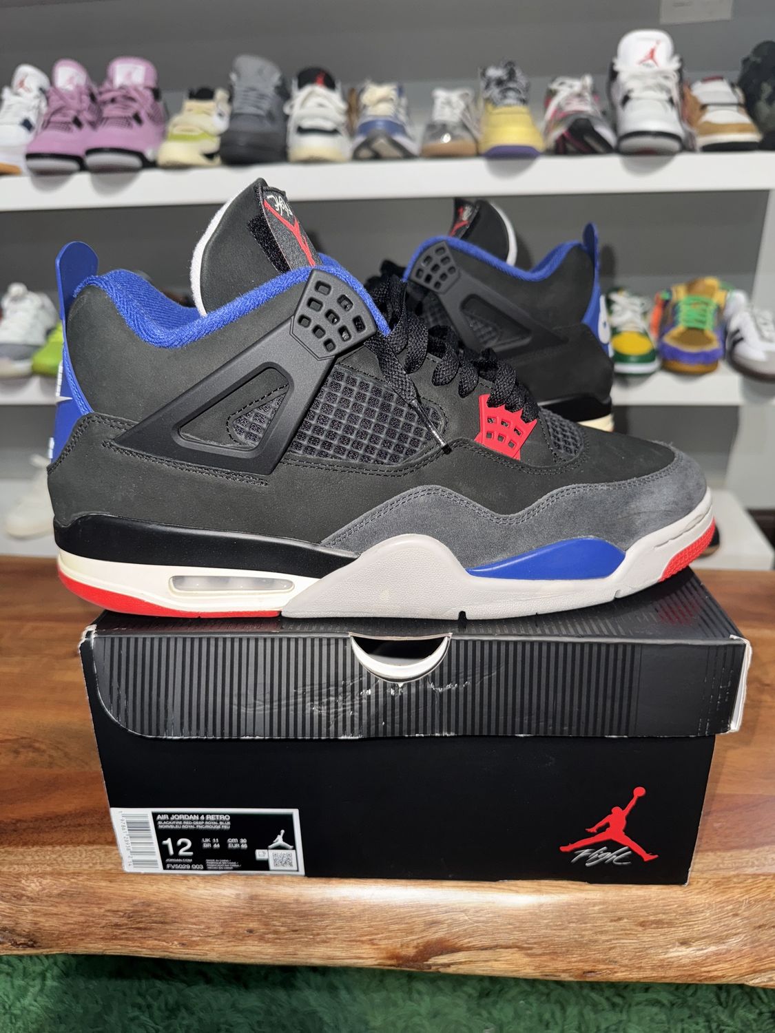 Jordan 4 Retro Rare Air (Gold Lettering) • Pre-Owned, Product Condition: Pre-Owned, Shoe Size: US M 12