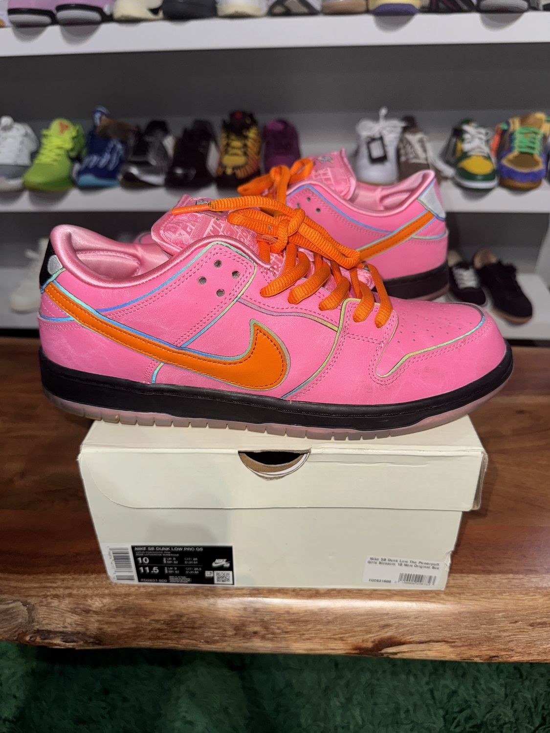 Nike SB Dunk Low The Powerpuff Girls Blossom - Pre-Owned, Product Condition: Pre-Owned, Shoe Size: US M 10