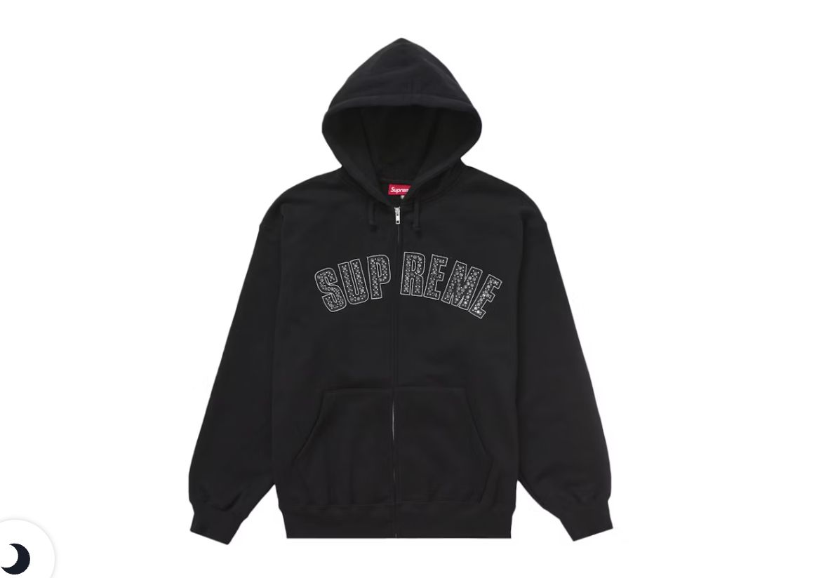 Supreme b.b. Simon Zip Up Hooded Sweatshirt Black • Brand New, Clothing Size: US L, Product Condition: Brand New