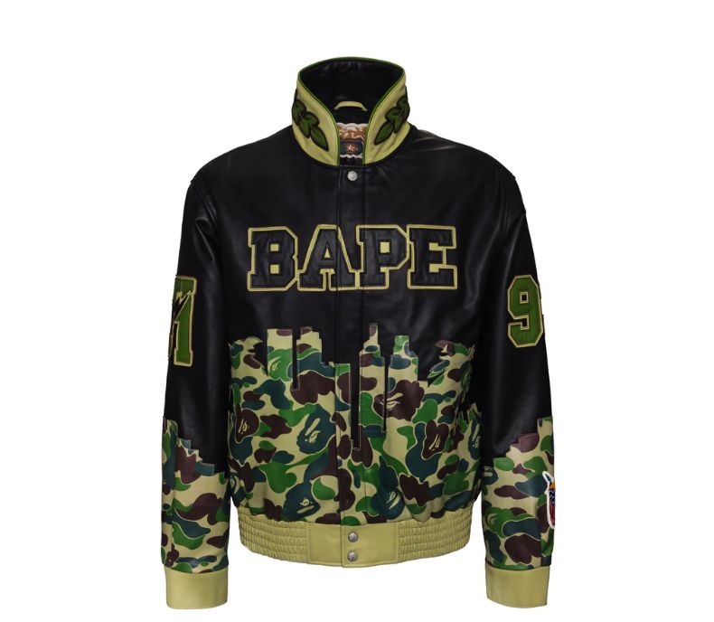 Jeff Hamilton x Bape Full Leather Jacket • Pre-Owned, Clothing Size: US M, Product Condition: Pre-Owned