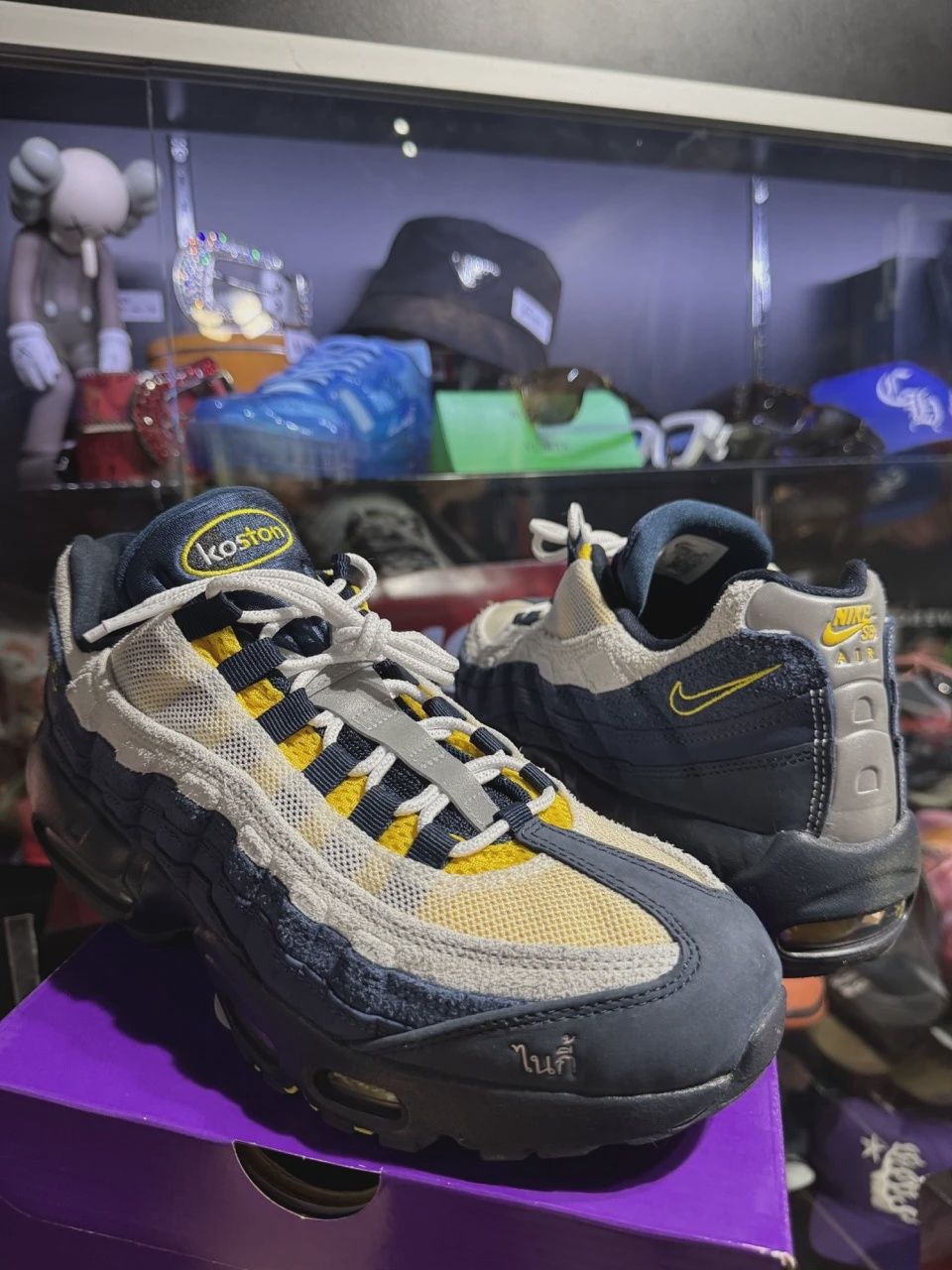 Nike Air Max 95 SB Eric Koston Obsidian Speed Yellow • Pre-Owned [2794], Product Condition: Excellent, Shoe Size: US M 10.5