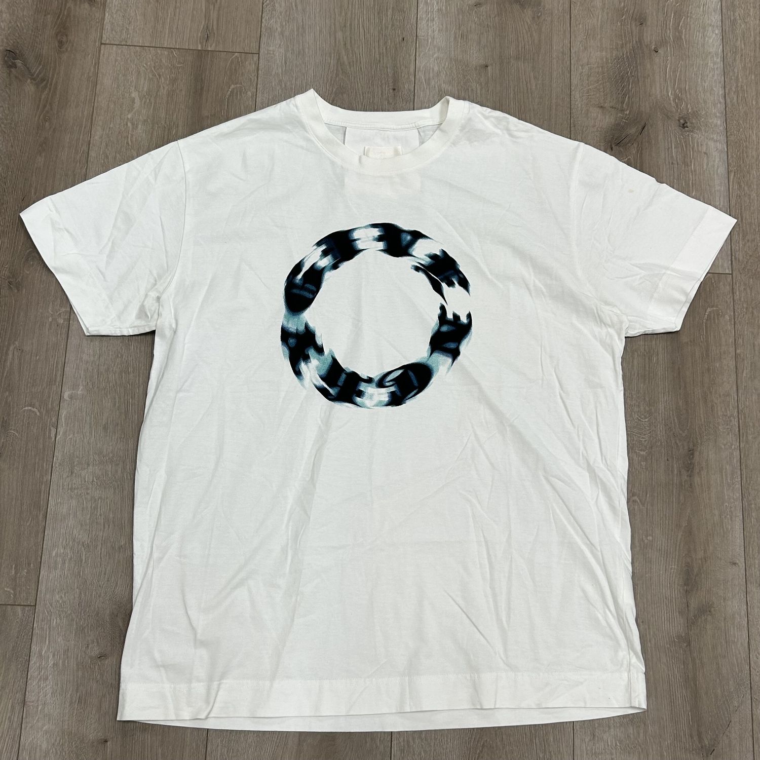 Givenchy Spiral Logo T-Shirt White - Pre-Owned