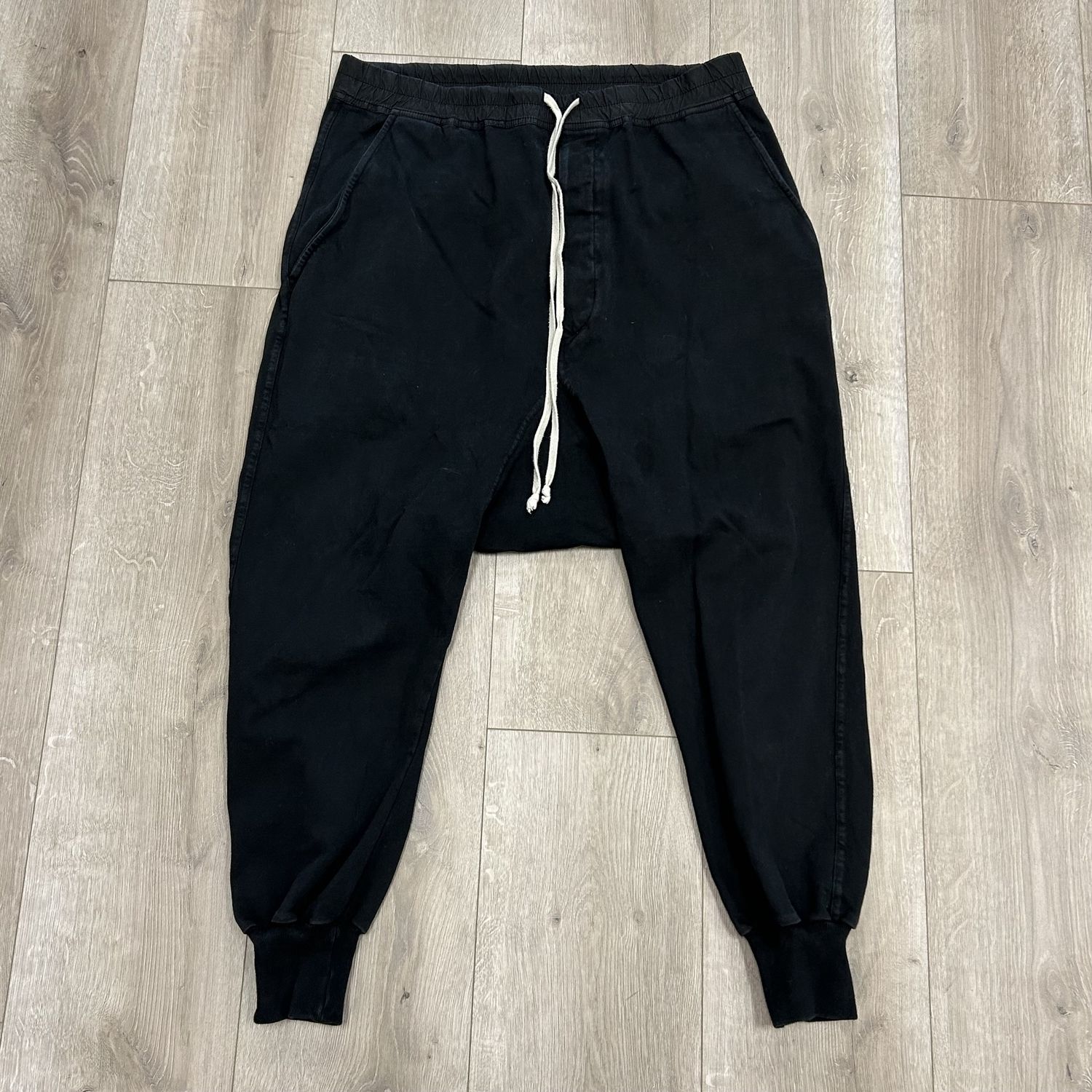 Rick Owens DRKSHDW Prisoner drop-crotch trousers - Pre-Owned, Clothing Size: L, Product Condition: Pre-Owned