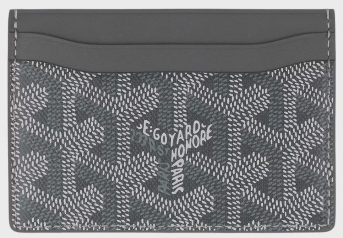 Goyard Saint Sulpice grey card holder • Pre-Owned [9629]