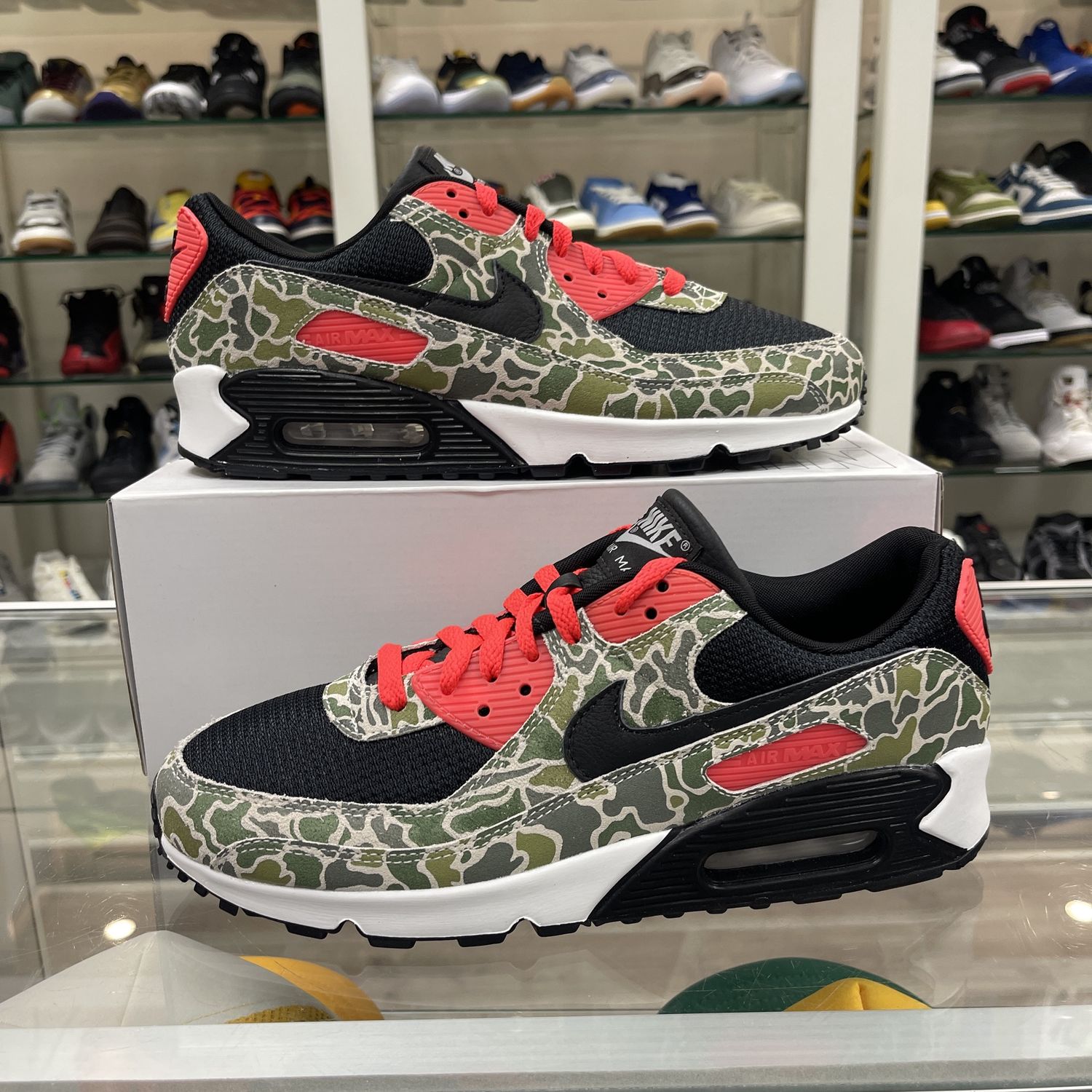 Nike Air Max 90 Premium x Atmos &quot;Duck Camo&quot; Nike ID Custom - New, Product Condition: Brand New, Shoe Size: US M 10