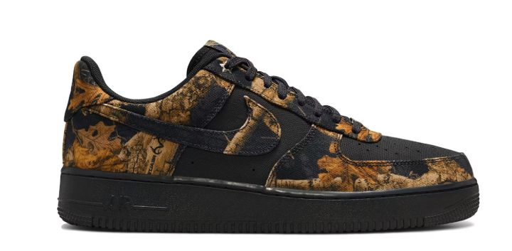 Nike Air Force 1 Low Realtree Black Camo • Brand New